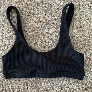 Black swim top